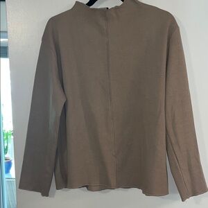 Zara Women’s ribbed mock neck sweater